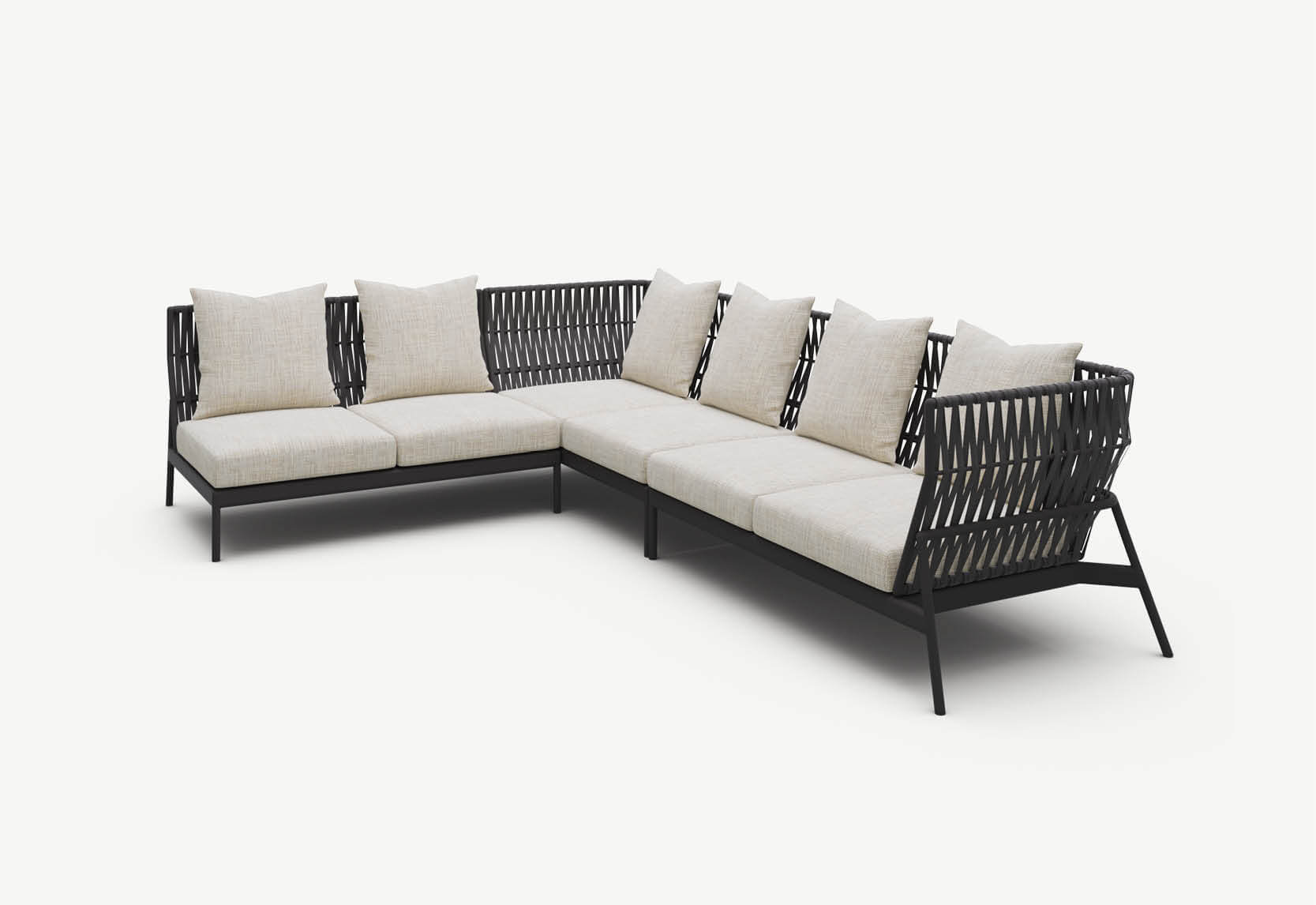 Belt, Outdoor 3-Seater Sofa